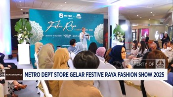 Video: Metro Gandeng Bank Mega Syariah di Festive Raya Fashion Show