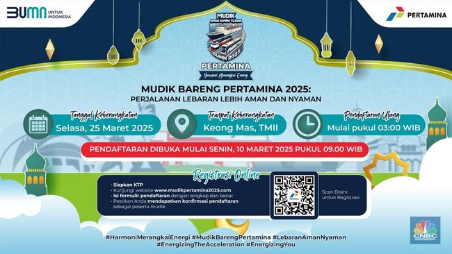 Buruan Daftar, Pertamina Siapkan 5 Ribu Kursi Mudik Gratis di 2025