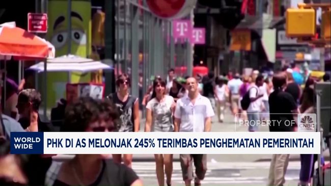 Video: PHK di AS Melonjak 245% Terimbas Penghematan Pemerintah