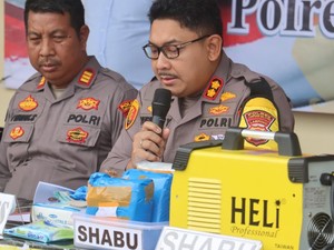 Polisi Gagalkan Penyelundupan 4 Kg Sabu dalam Mesin Las di Pelabuhan Bakauheni