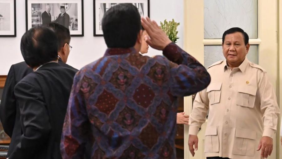Presiden Prabowo Subianto menerima delapan pengusaha besar di Indonesia di Istana Kepresidenan Jakarta, pada Kamis, (6/3/2025). (Instagram/@sekretariat.kabinet)