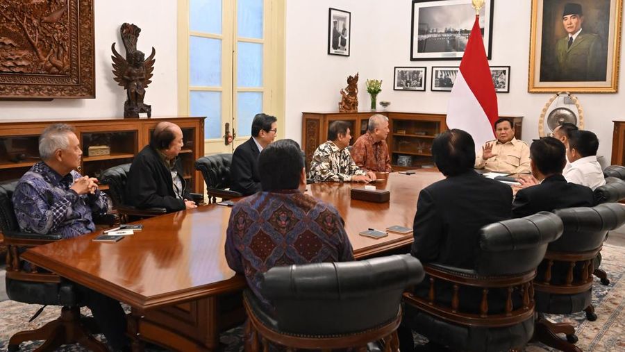 Presiden Prabowo Terima Delapan Pengusaha Besar (Dok Biro Pers, Media, dan Informasi Sekretariat Presiden)