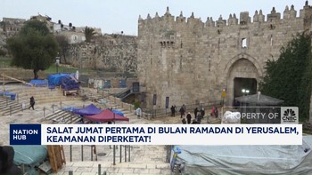 Salat Jumat Pertama di Bulan Ramadan di Yerusalem, Keamanan Diperketat