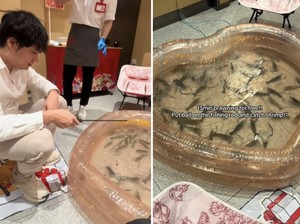 Seru! Makan Hot Pot di Restoran Ini Bisa Pancing Udang Sendiri