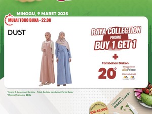 Beli Baju Lebaran Wanita di Transmart Full Day Sale Beli 1 Gratis 1