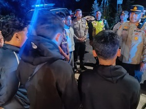 Aparat Gabungan Patroli di Babakan Madang Bogor, Gagalkan Balap Liar
