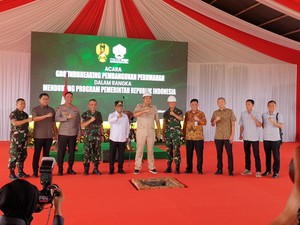 Serentak di 5 Kota! Ara Resmikan Pembangunan Ribuan Rumah TNI AD