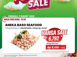 Banting Harga! Beli Bakso Seafood di Transmart Full Day Sale Jadi Segini
