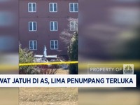 Video: Pesawat Jatuh di AS, 5 Penumpang Terluka