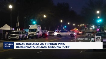 Video: Dinas Rahasia AS Tembak Pria Bersenjata di Luar Gedung Putih
