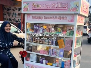 Viral Gen Z Gabut Saat Puasa, Jual Skincare Keliling Naik Sepeda Listrik