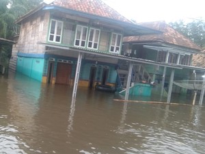 Derita Warga Desa Lubuk Pandan Musi Rawas, 10 Hari Terendam Banjir