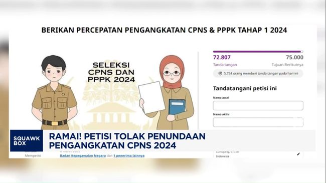 Video: Ramai! Petisi Tolak Penundaan Pengangkatan CPNS 2024