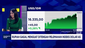 Video: Rupiah Gagal Menguat di Tengah Pelemahan Indeks Dolar AS