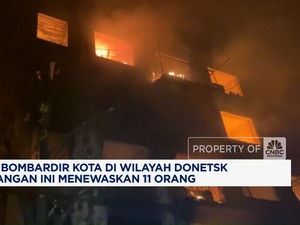 Video: Rusia Bombardir Kota di Wilayah Donetsk, 11 Orang Tewas
