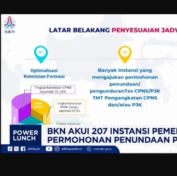Video: BKN:207 Instansi Pemerintah Ajukan Penundaan Pengangkatan CASN