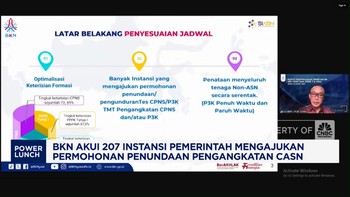 Video: BKN:207 Instansi Pemerintah Ajukan Penundaan Pengangkatan CASN