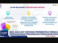 Video: BKN:207 Instansi Pemerintah Ajukan Penundaan Pengangkatan CASN