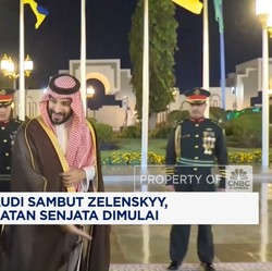 Video: Putra Mahkota Saudi Sambut Zelenskyy, Bahas Gencatan Senjata