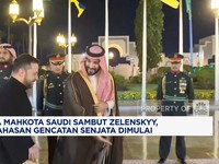 Video: Putra Mahkota Saudi Sambut Zelenskyy, Bahas Gencatan Senjata