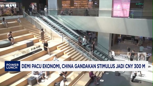 Video:Demi Pacu Ekonomi, China Gandakan Stimulus Jadi USD 41,47 Miliar