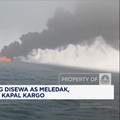 Video: Kapal Tanker Yang Disewa AS Meledak-Tabrakan Dengan Kapal Kargo