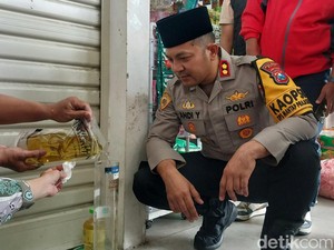 Sidak Pasar Induk Among Tani, Polres Batu Temukan MinyaKita Kurang dari 1 Liter