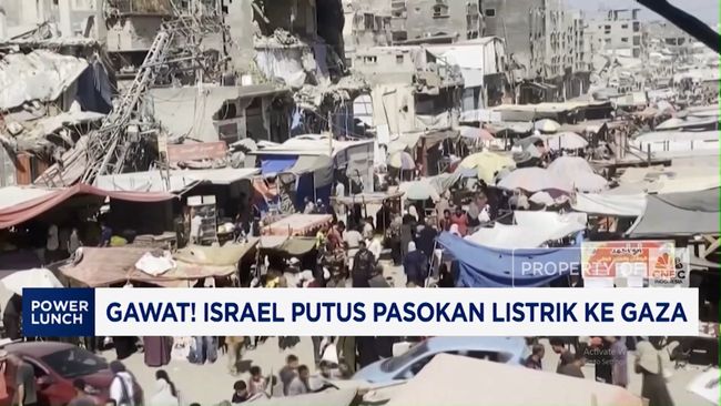 Video: PBB Prihatin Israel Putus Pasokan Listrik ke Gaza