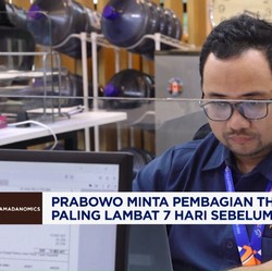 Video: Prabowo Perintahkan Pembagian THR Paling Lambat H-7 Lebaran