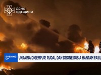 Rusia Hantam Fasilitas Bahan Bakar Dengan Rudal & Drone