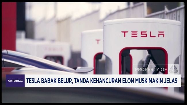 Video: Tesla Babak Belur, Tanda Kehancuran Elon Musk Makin Jelas