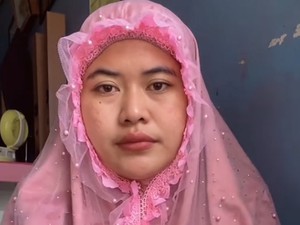 Ramadan Core 2025, Viral Wanita Pakai Mukena Mekar Bikin Warganet Ngakak