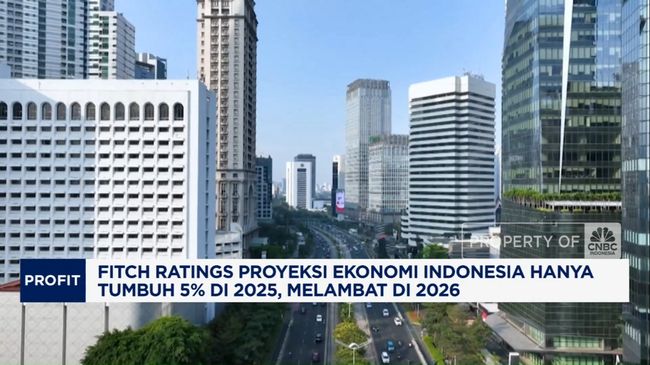 Video: Fitch Ratings Proyeksi Ekonomi Indonesia Tumbuh 5% di 2025