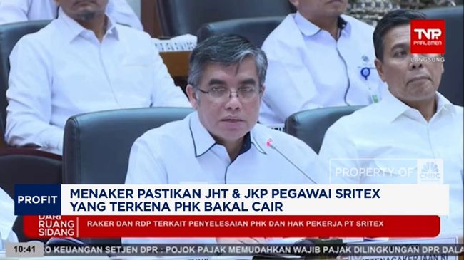 Video: Menaker Jamin JHT dan JKP Pegawai Sritex Yang Kena PHK Bakal Cair