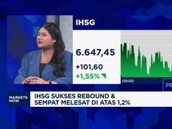 Video: Prabowo Umumkan Pembagian THR,  IHSG Menguat Lebih dari 1%