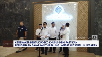 Video: Kemenaker Bentuk Posko Demi Pastikan THR Cair H-7 Lebaran