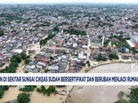 Lahan di Sekitar Sungai Cikeas Sudah Bersertifikat & Jadi Rumah