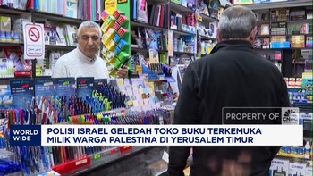Video: Polisi Israel Geledah Toko Buku Terkemuka di Yerusalem