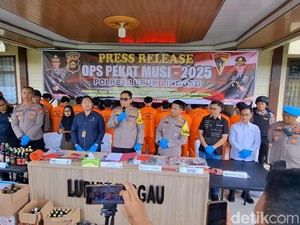 143 Pelaku Kejahatan di Lubuklinggau Diringkus dalam Operasi Pekat Musi