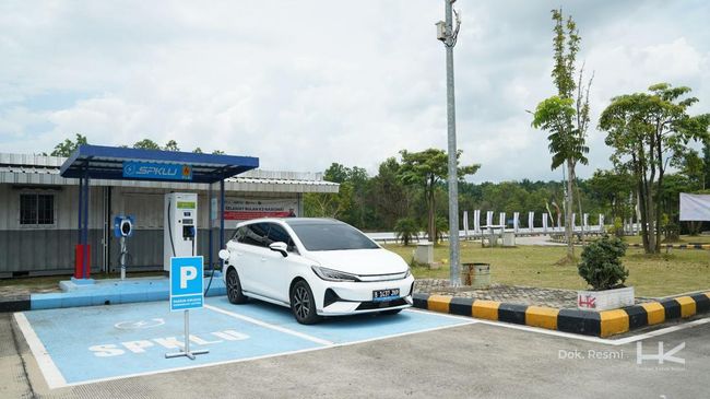 Mudik Naik Mobil Listrik, Ini 15 Lokasi SPKLU di Tol Trans Sumatera