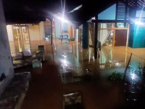 Sungai Citanduy Meluap, 6 Rumah di Ciamis Terendam