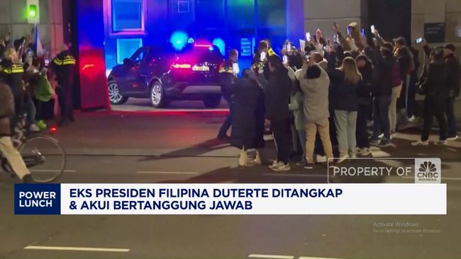 Video:Eks Presiden Filipina Duterde Ditangkap dan Akui Bertanggung Jawab