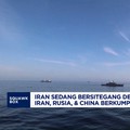 Video: Kapal Perang Iran, Rusia & China Kumpul di Perairan Teluk Oman