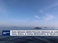 Video: Kapal Perang Iran, Rusia & China Kumpul di Perairan Teluk Oman