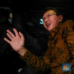 Penampakan Ahok Usai Jadi Saksi Kasus Korupsi Tata Kelola Minyak