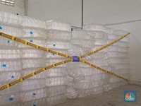 Mendag Bongkar Isi Pabrik Penipu Minyakita, 32.284 Botol Kosong Numpuk