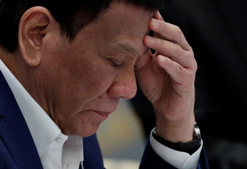 Mantan presiden Filipina Duterte, yang menghadapi dakwaan pembunuhan di Mahkamah Pidana Internasional atas perangnya melawan narkoba, akan dibawa ke unit penahanan pesisir dekat Den Haag, tempat beberapa tersangka kejahatan perang terkenal ditahan. (Tangkapan Layar Video Reuters/ICC-CPI)