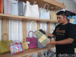 Tas Cantik dari Limbah Plastik Karya Syam Laku hingga Jepang dan Cina