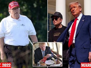 Tetap Makan Fast Food, Donald Trump Bisa Turun 13 Kg karena Trik Ini