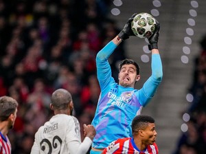 Courtois Kaget Atletico Bertahan setelah Unggul cepat